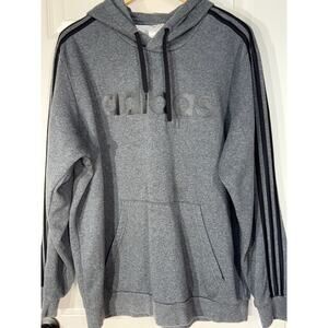 Adidas Dark Gray with Black Men's XL Hoodie